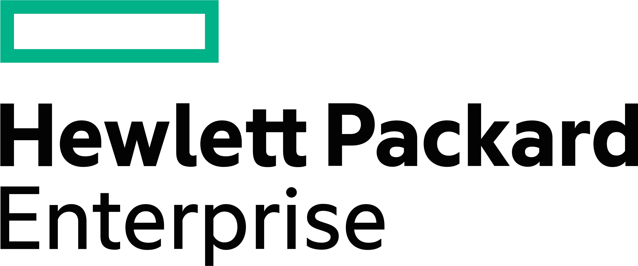 logo hewlett packard entreprise